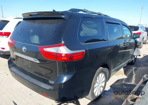 2017 Toyota Sienna Limited Premium 7 Passenger from USA, damaged, VIN 5TDDZ3DC7HS152895
